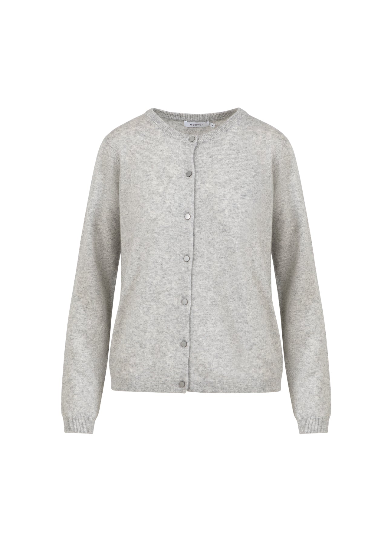 Coster Copenhagen CASHMERE CARDIGAN Knitwear Light grey melange - 129