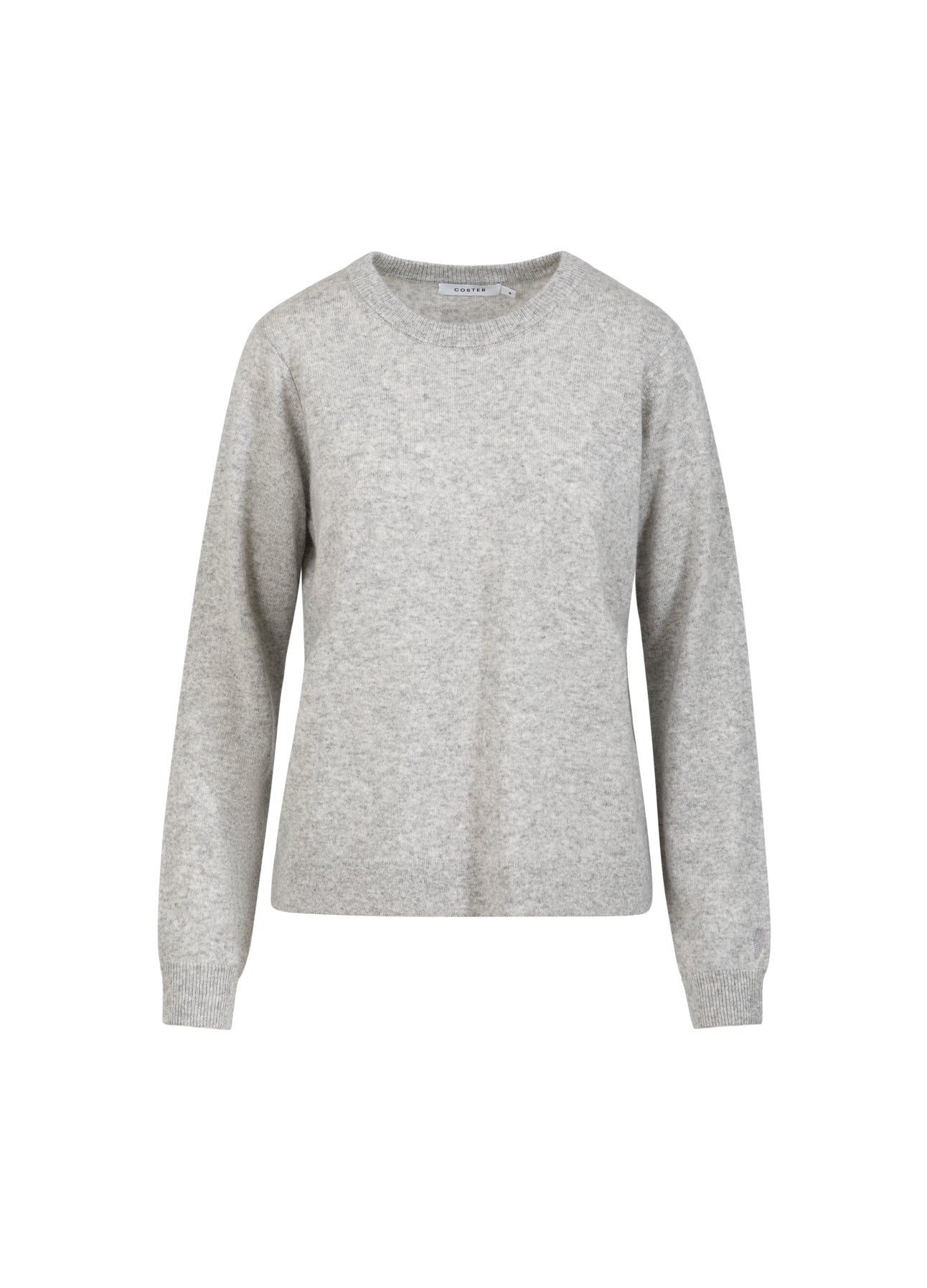 Coster Copenhagen CASHMERE SWEATER Knitwear Light grey melange - 129