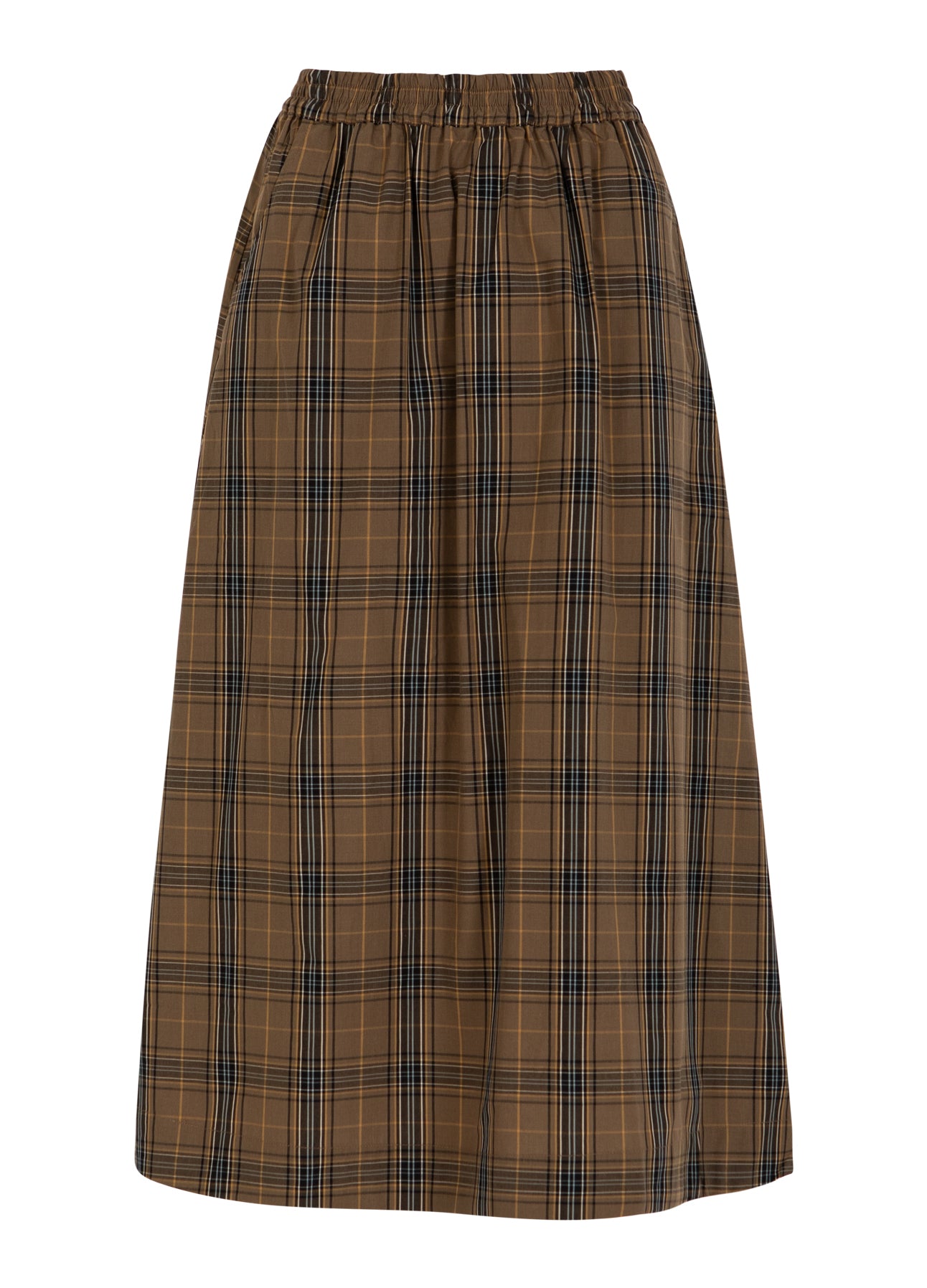 CC Heart CC HEART ALIA LONG SKIRT Skirt Golden brown check - 793