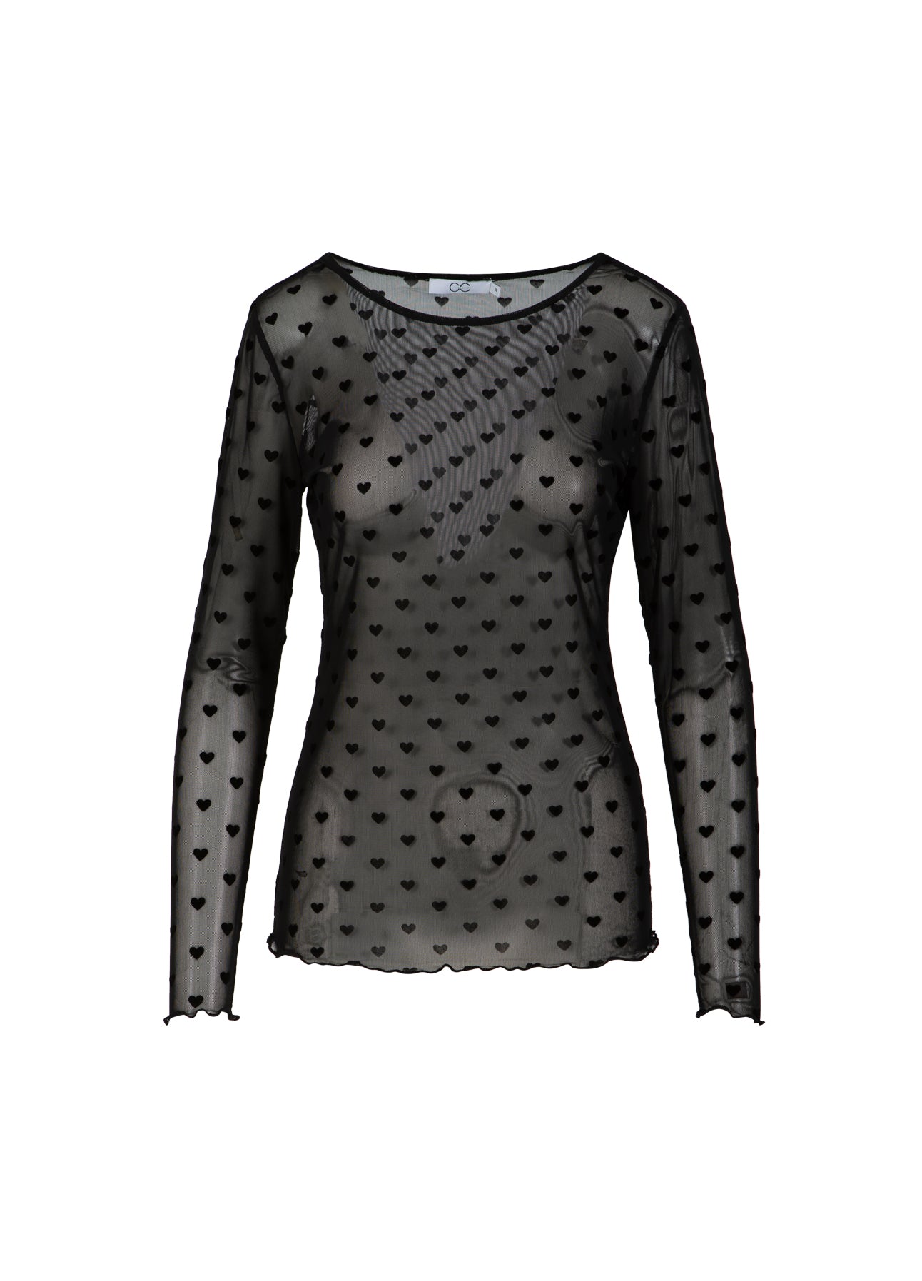 CC Heart CC HEART EVE MESH BLOUSE Shirt/Blouse Black simili - 116