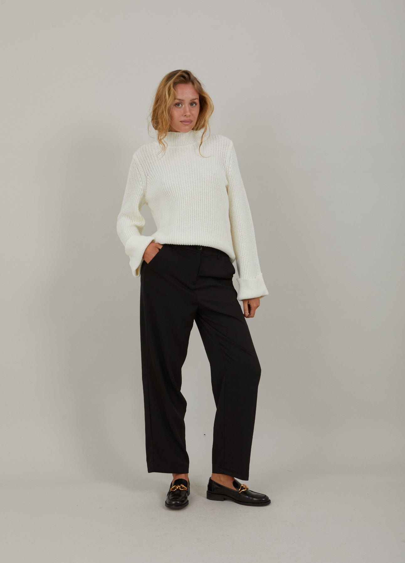 CC Heart CC HEART LONG LOOSE PANTS Pants Black - 100
