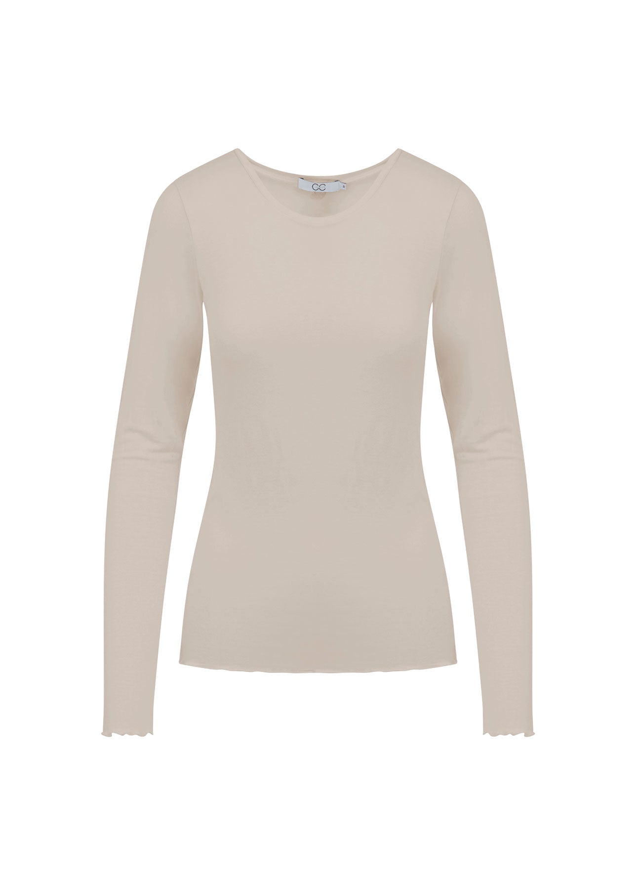 CC Heart CC HEART LONG SLEEVE TOP Shirt/Blouse Cream - 351