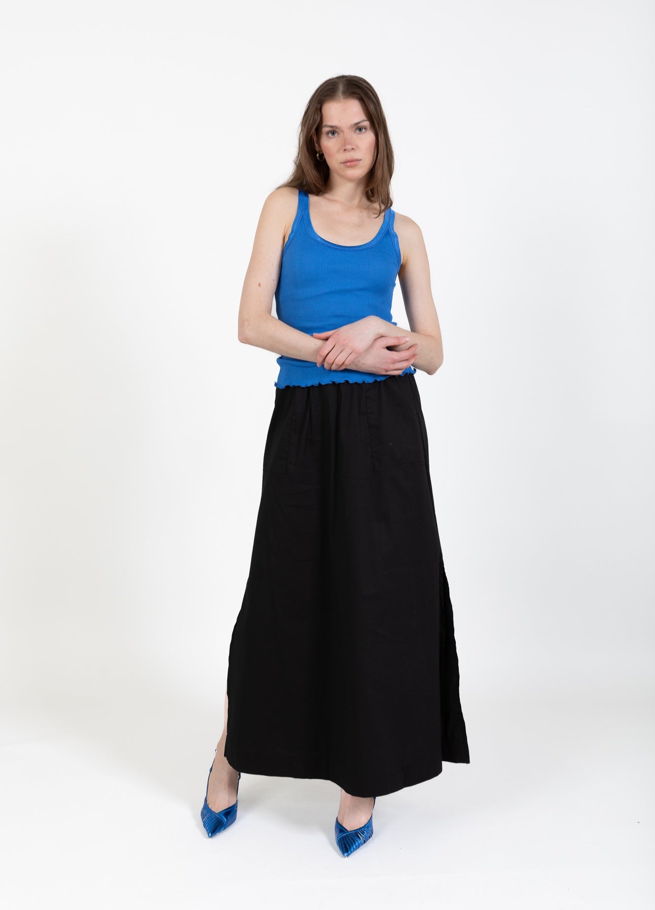CC Heart CC HEART SILK TOP Top - Short sleeve Cobalt Blue - 514