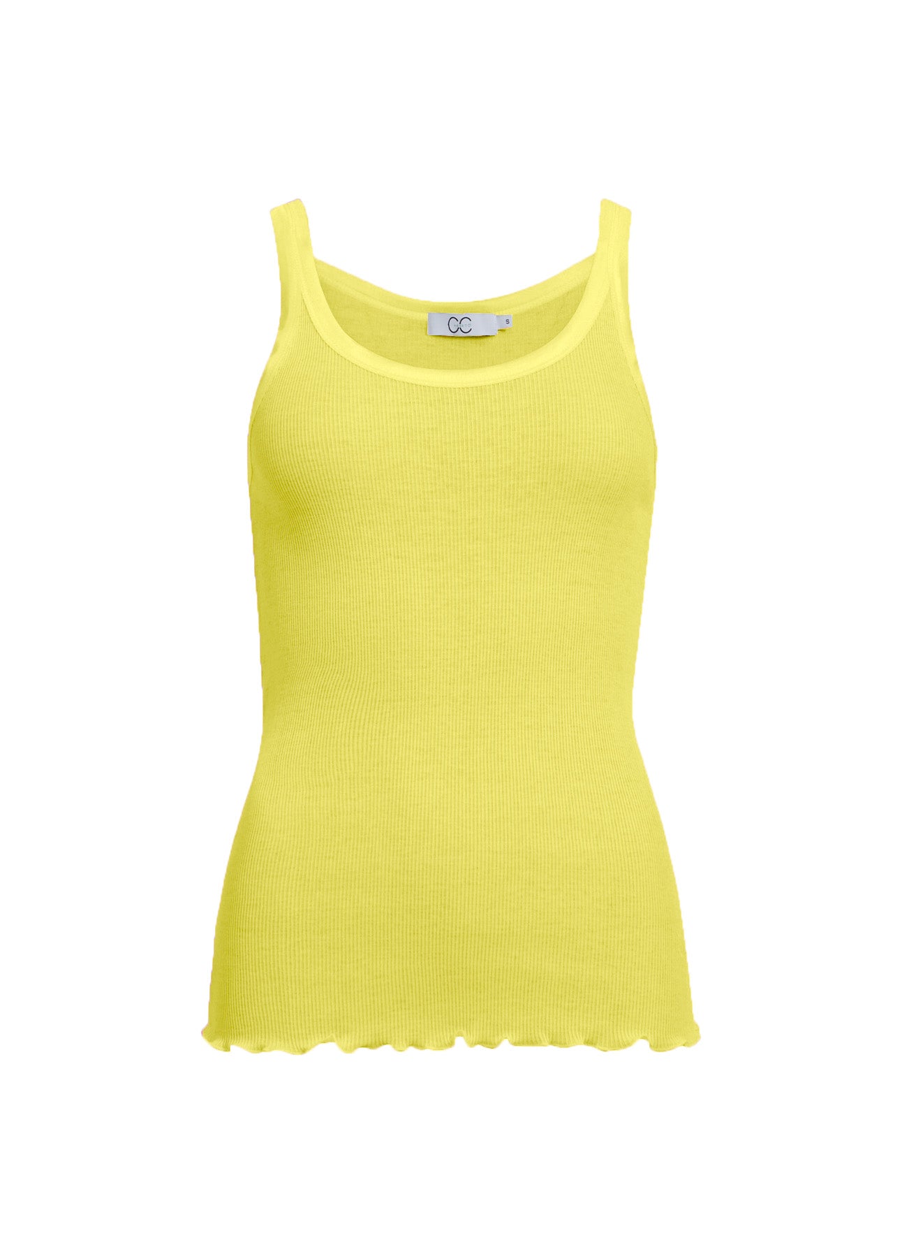 Lemon yellow tank online top