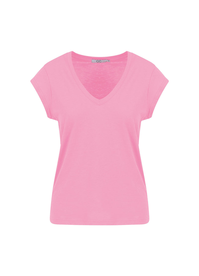CC Heart CC HEART V-NECK T-SHIRT T-Shirt Baby pink - 615