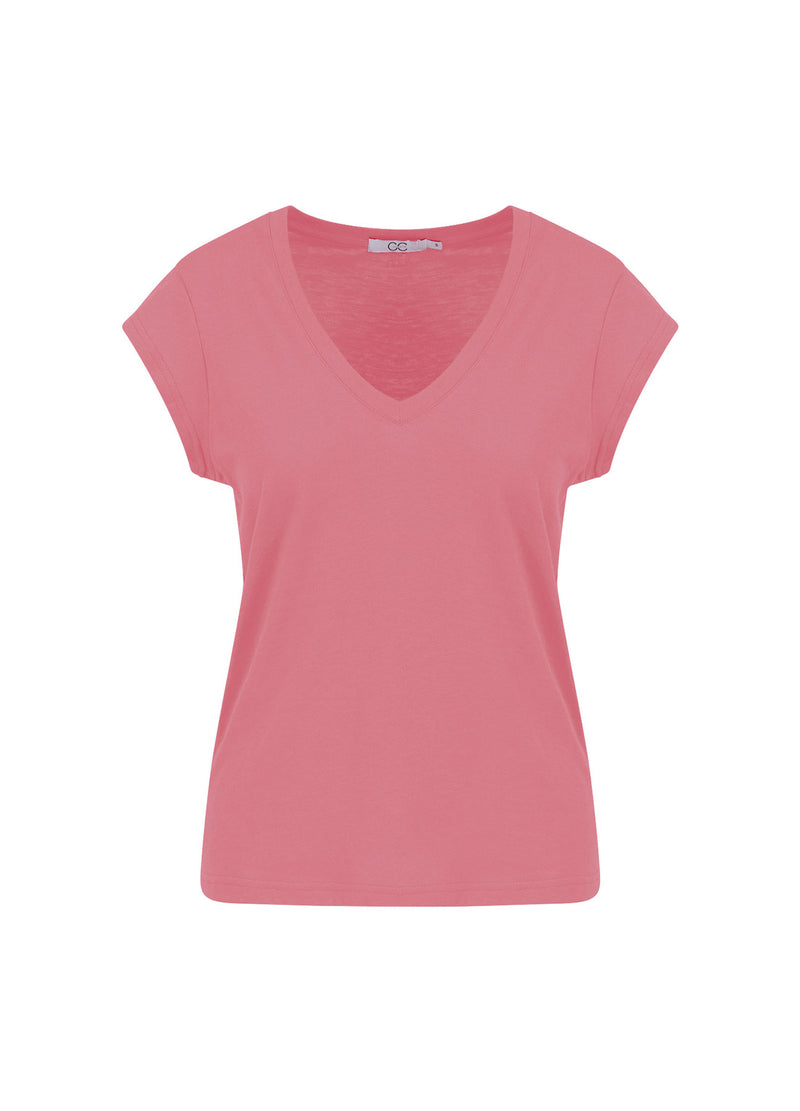 CC Heart CC HEART V-NECK T-SHIRT T-Shirt Dust pink - 654