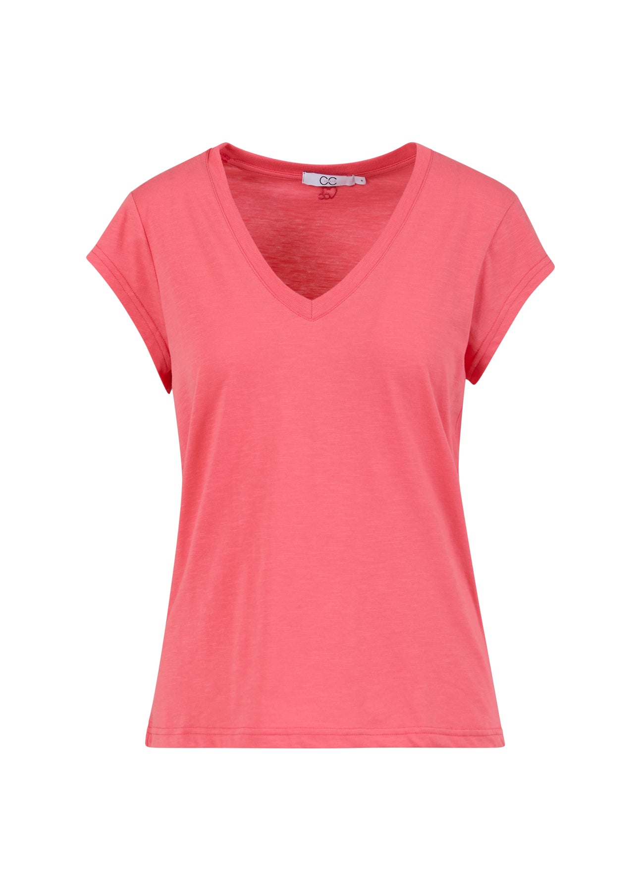 CC Heart CC Heart V-NECK T-SHIRT T-Shirt Light intense pink - 660