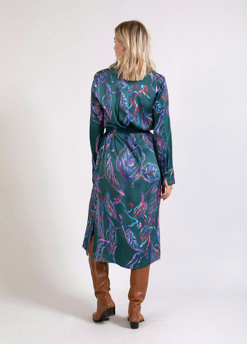 Coster Copenhagen DRESS IN MULTI LEAVES PRINT Dress Multi leaves print - 939
