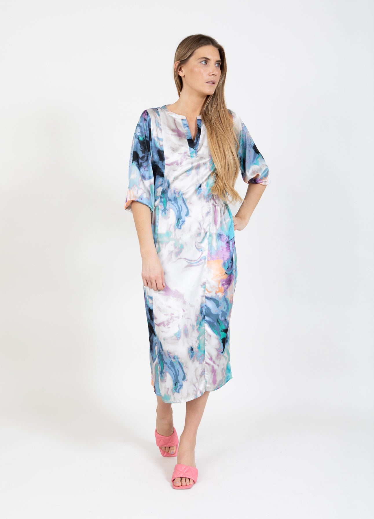 Coster Copenhagen DRESS IN SWIRL PRINT Dress Swirl print - 932