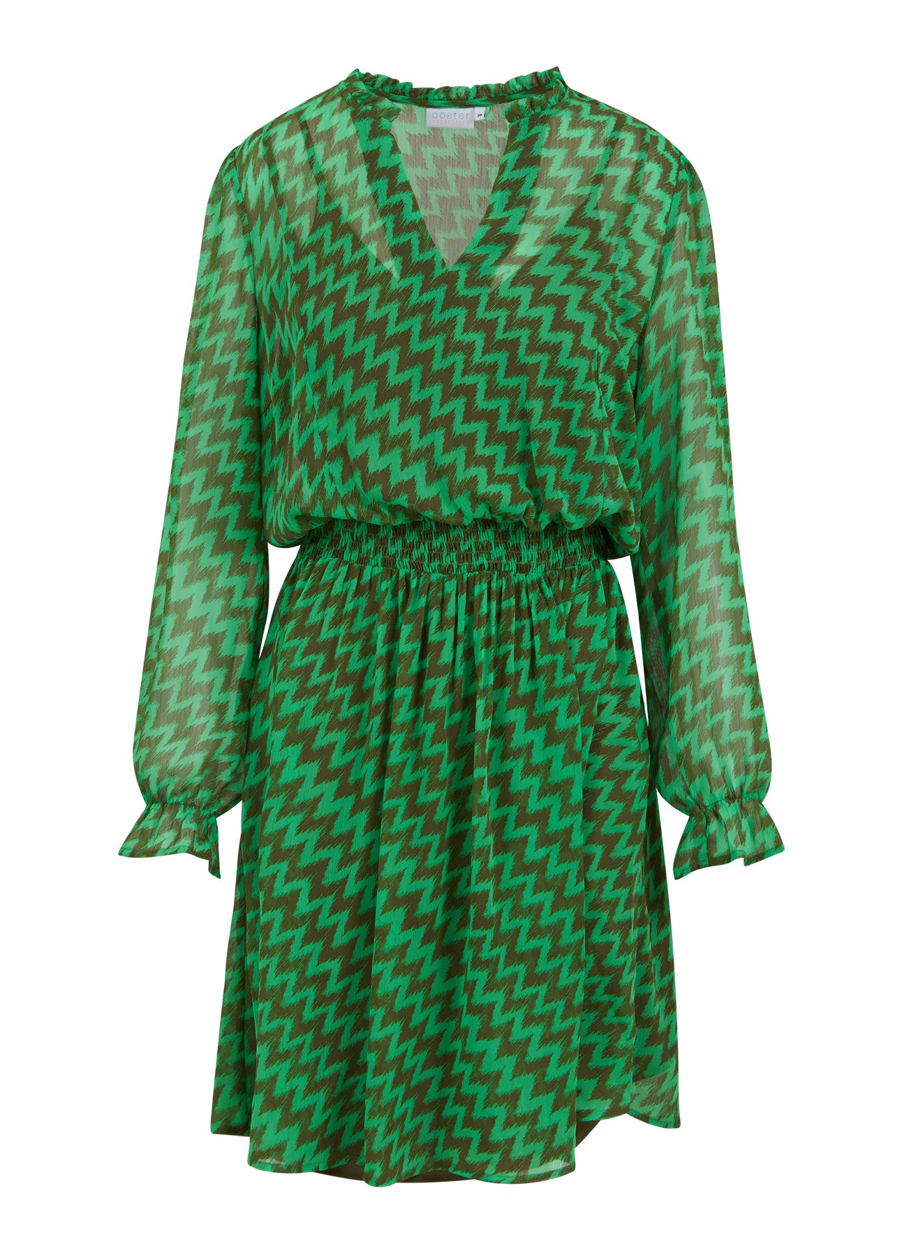 Coster Copenhagen DRESS IN ZIG ZAG IKAT PRINT Dress Zig zag print - 926