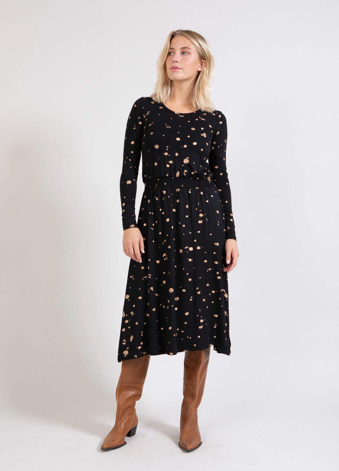 Coster Copenhagen DRESS W. FOIL PRINT Dress Foil print - 937