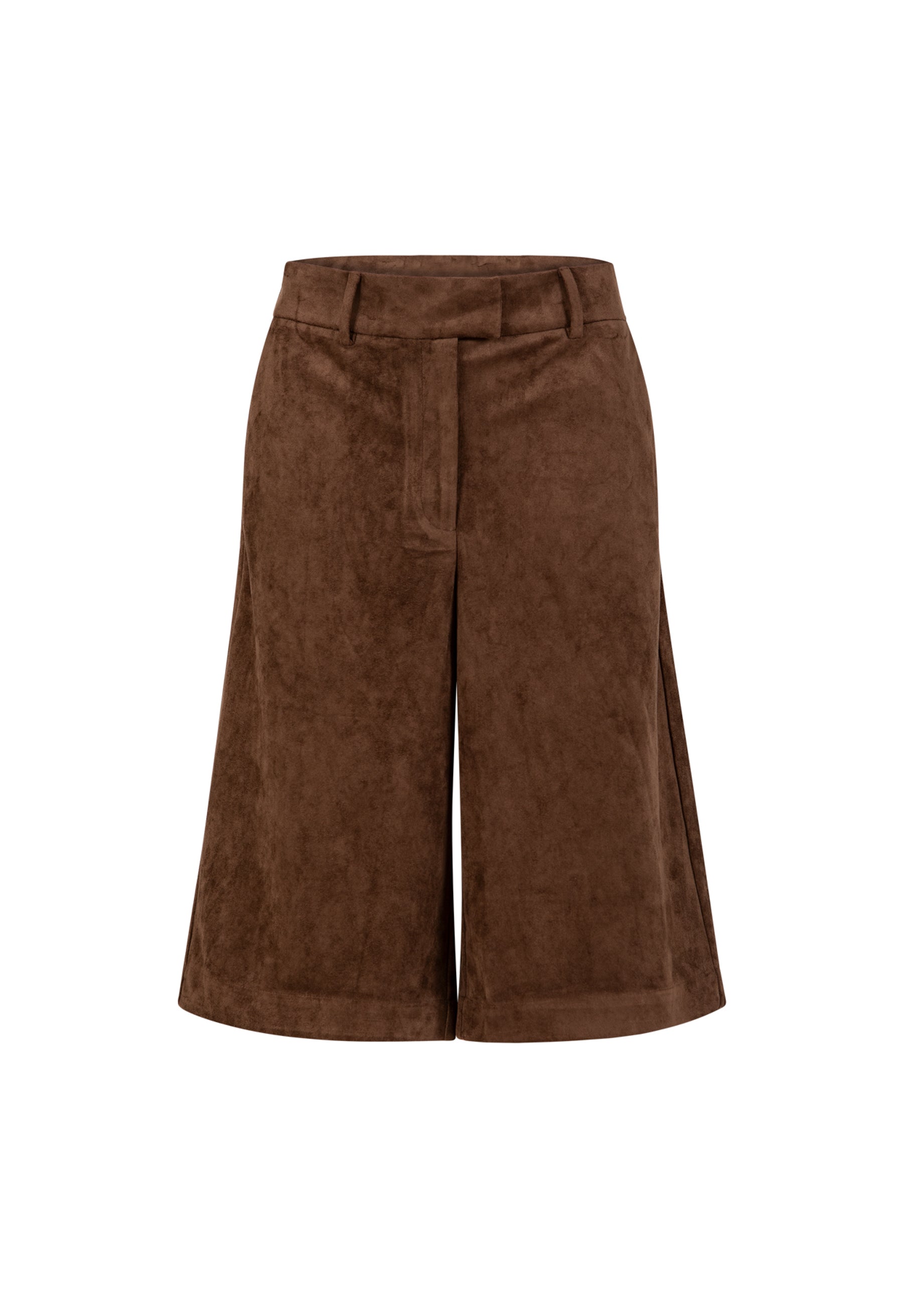 Coster Copenhagen Faux suede shorts Pants Dark Brown - 335