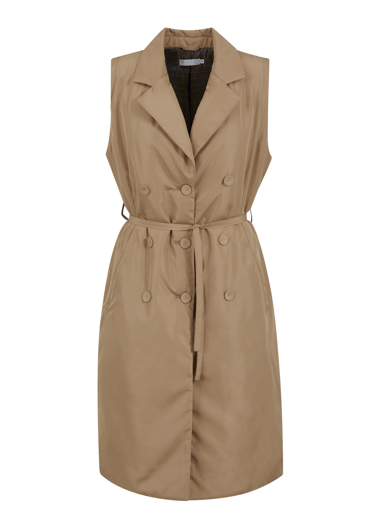 Coster Copenhagen PADDED LONG VEST Vest Golden hazel - 352