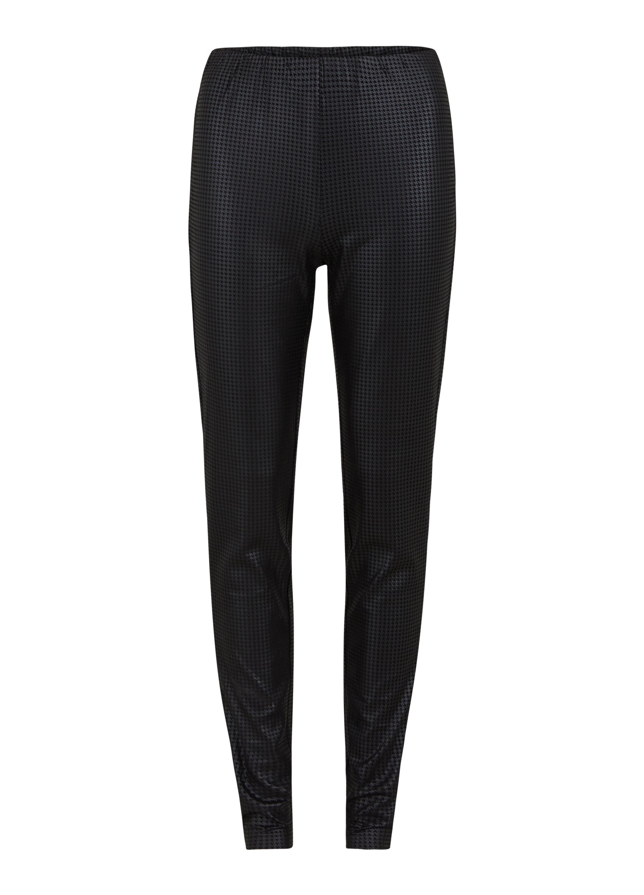 SCUBA LEGGINGS MYNTE FIT Black houndtooth print