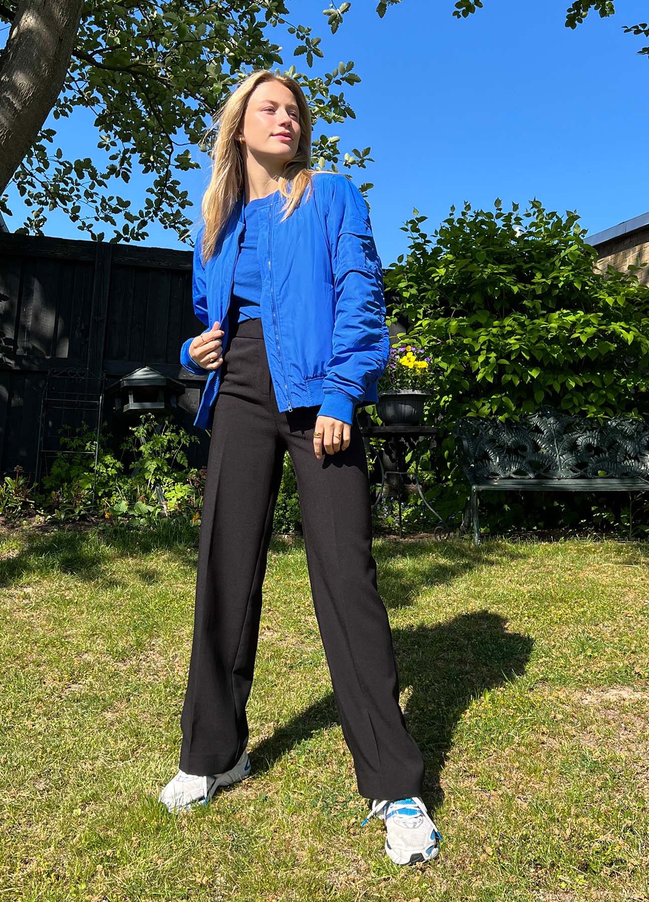 CC Heart CC HEART AMBER BOMBER JACKET Outerwear Cobalt Blue - 514
