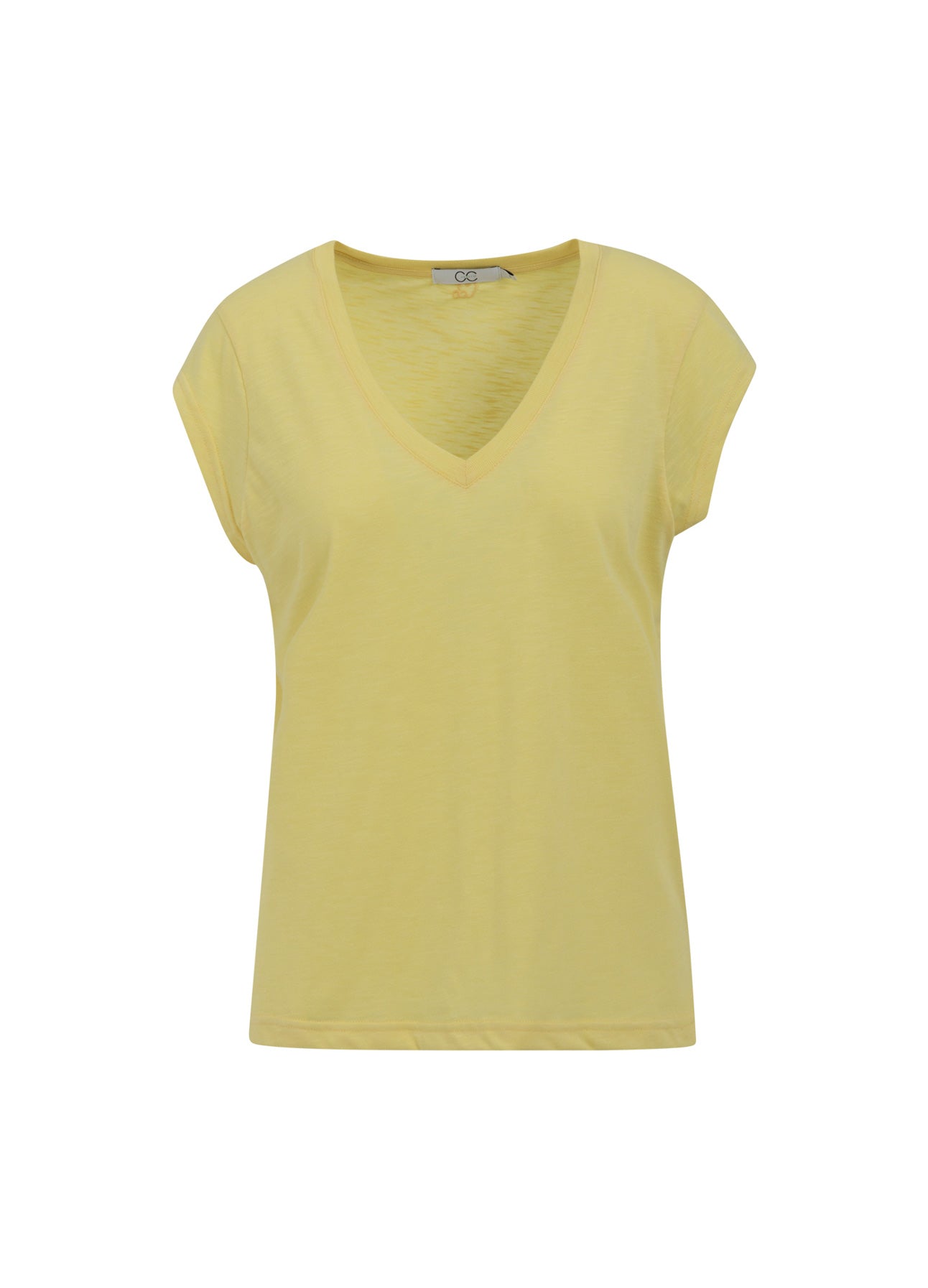 CC Heart CC Heart V-NECK T-SHIRT T-Shirt Sunny Yellow - 700