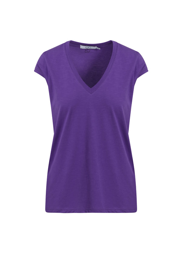 CC Heart CC HEART V-NECK T-SHIRT T-Shirt Warm purple - 803