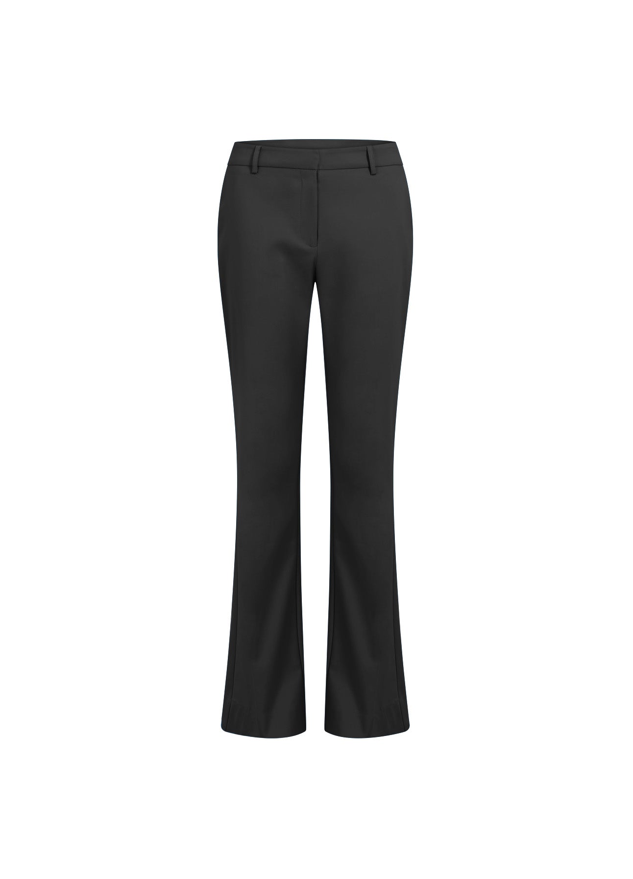 LADIES TROUSERS QUALITY BLACK FITTED BOOT CUT TROUSERS 6-14 & 3 LEG  LENGTHS.