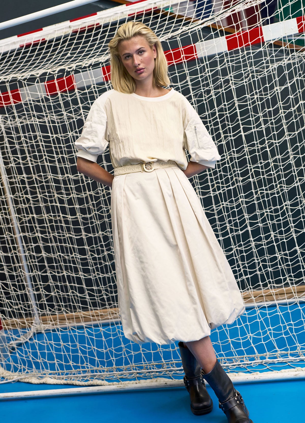 【PORTERNA】Dune Balloon Mid-Length Skirt PORTERNA】Dune Balloon Mid-Length Skirt