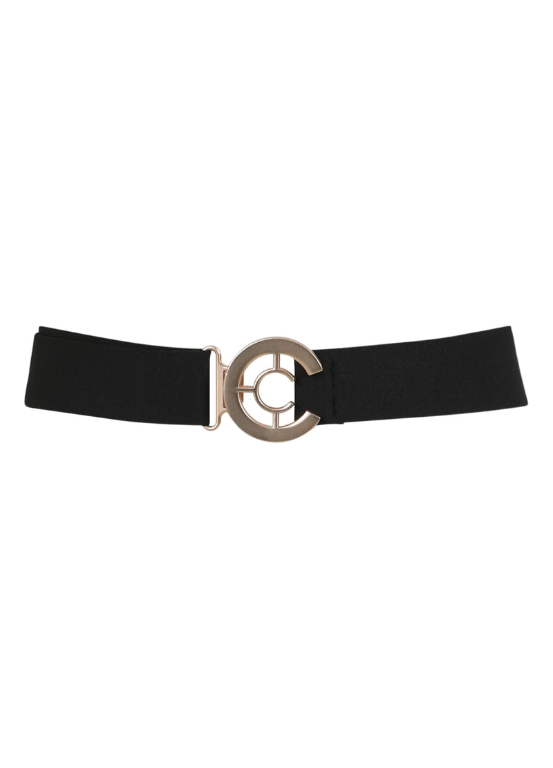 Coster Copenhagen BELT WITH LOGO Accessories Black/gold - 185