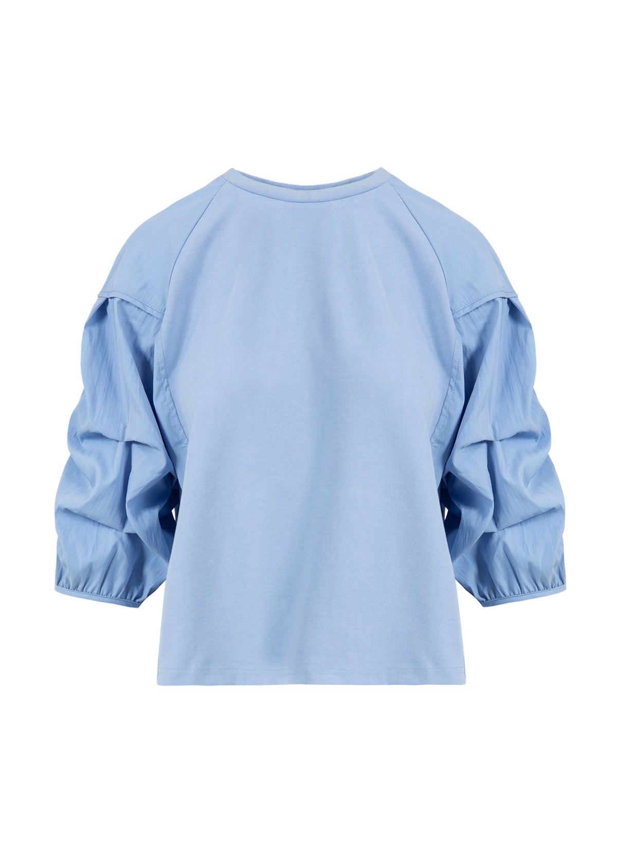 Blouse Mix with Puffy Sleeves | Black Blouse Mix with Puffy Sleeves | Black