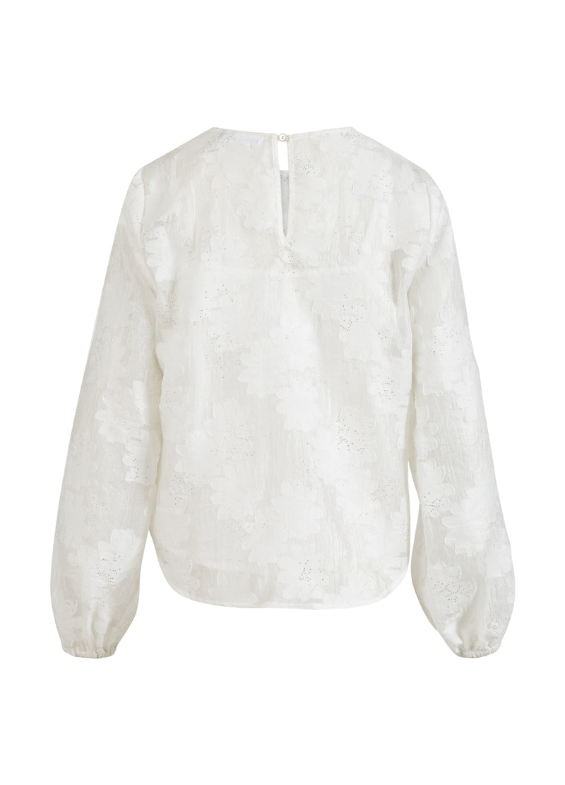 Coster Copenhagen BLOUSE WITH BALLON SLEEVES Shirt/Blouse White - 200