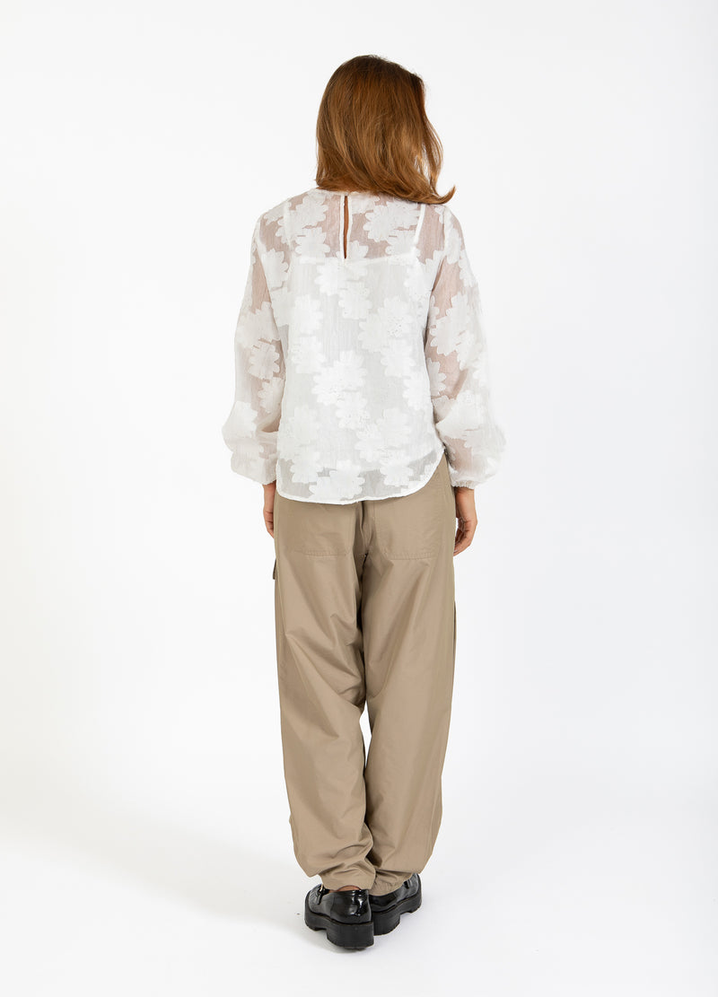 Coster Copenhagen BLOUSE WITH BALLON SLEEVES Shirt/Blouse White - 200