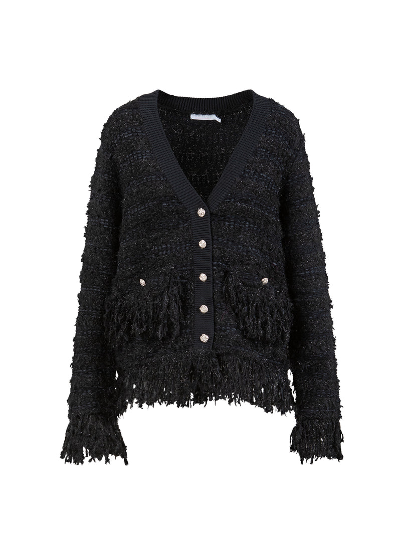 Coster Copenhagen BOUCHLE KNIT CARDIGAN Knitwear Black - 100