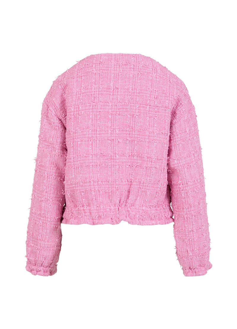 Coster Copenhagen BOUCLE BOMBER Blazer Dark Blush - 697