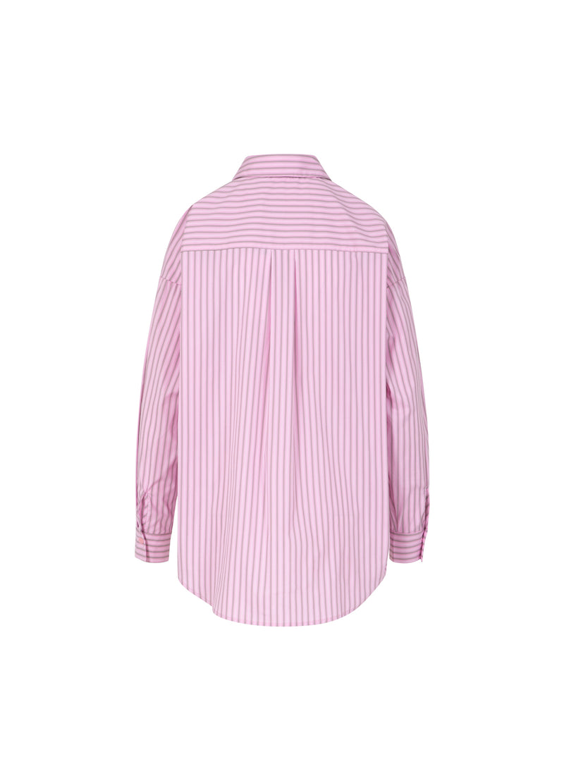 Coster Copenhagen BOXY CLASSIC SHIRT Shirt/Blouse Pink/Grey stripes - 641