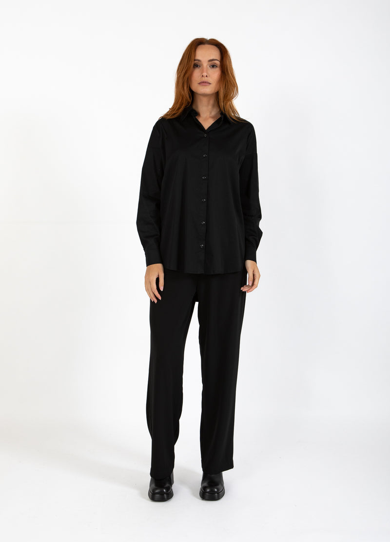 Coster Copenhagen BOXY CLASSIC SHIRT Shirt/Blouse Black - 100