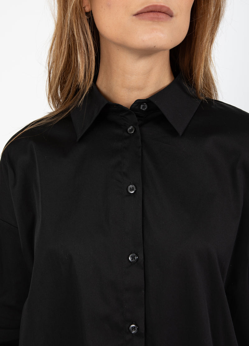 Coster Copenhagen BOXY CLASSIC SHIRT Shirt/Blouse Black - 100