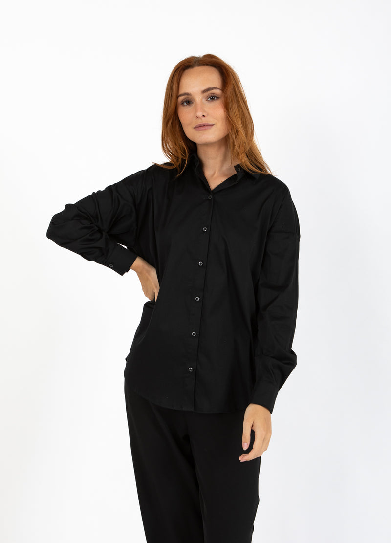 Coster Copenhagen BOXY CLASSIC SHIRT Shirt/Blouse Black - 100