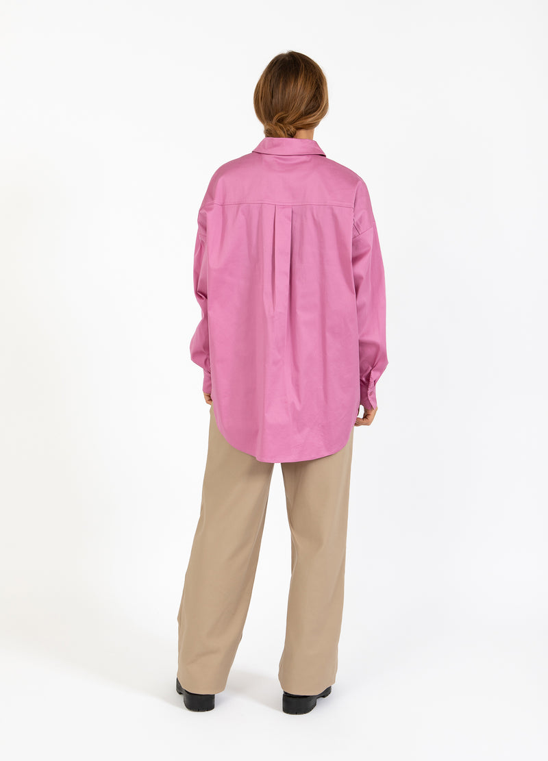 Coster Copenhagen BOXY CLASSIC SHIRT Shirt/Blouse Magenta - 861