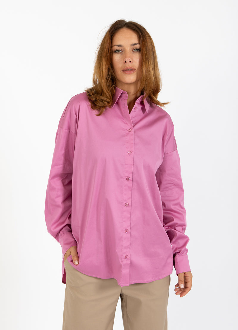 Coster Copenhagen BOXY CLASSIC SHIRT Shirt/Blouse Magenta - 861