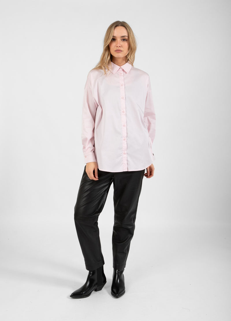 Coster Copenhagen BOXY CLASSIC SHIRT Shirt/Blouse Powder rose - 686