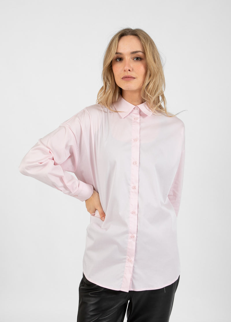 Coster Copenhagen BOXY CLASSIC SHIRT Shirt/Blouse Powder rose - 686