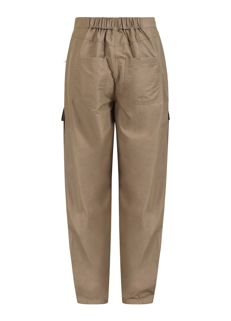 Coster Copenhagen CARGO PANTS - SILLE FIT Pants Desert sand - 329