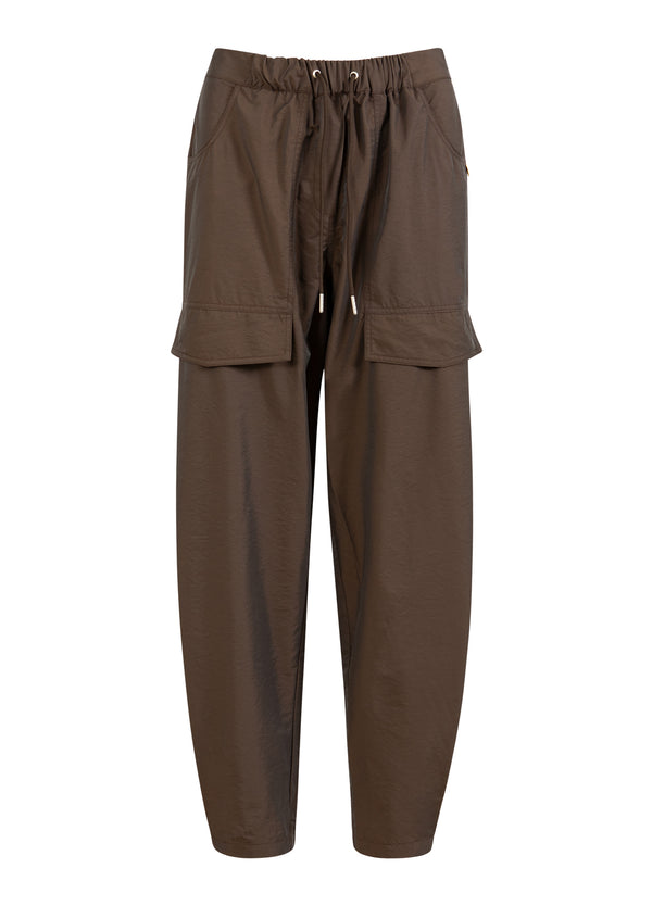 Coster Copenhagen CARGO PANTS - SILLE FIT Pants Warm brown - 367