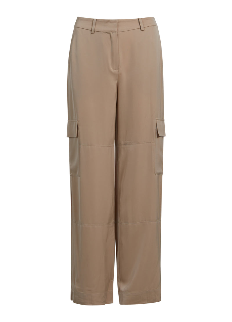 Coster Copenhagen CARGO PANTS W. POCKETS - PETRA FIT Pants Pale khaki - 304