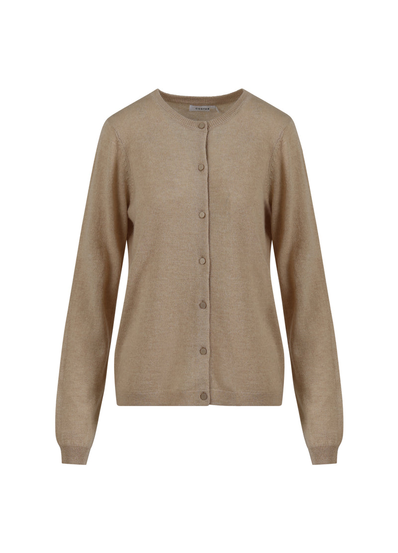 Coster Copenhagen CASHMERE CARDIGAN Knitwear Desert sand - 329