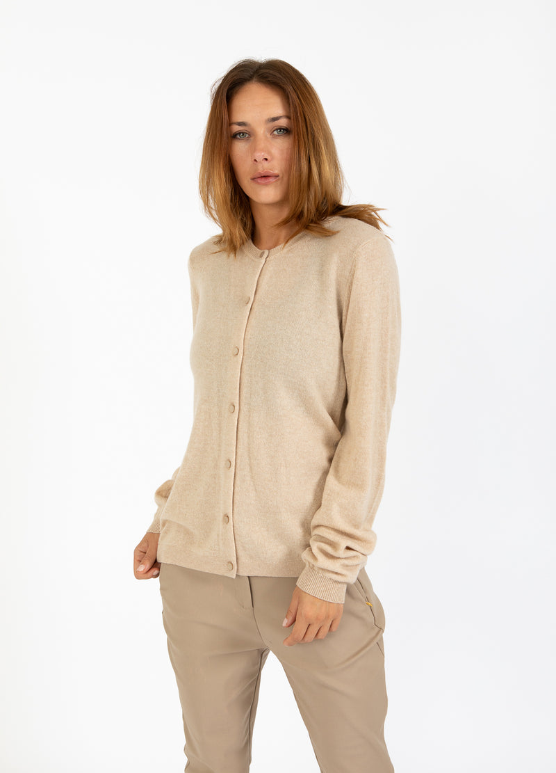 Coster Copenhagen CASHMERE CARDIGAN Knitwear Desert sand - 329