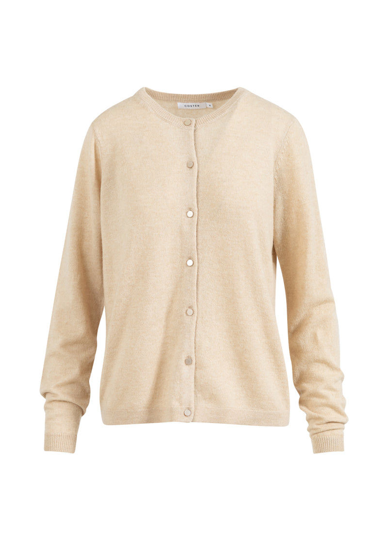 Coster Copenhagen CASHMERE CARDIGAN Knitwear Desert sand - 329