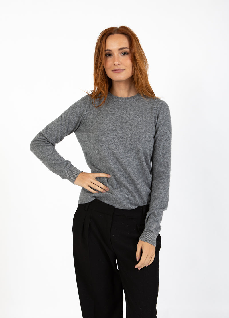 Coster Copenhagen CASHMERE SWEATER Knitwear Grey melange - 142