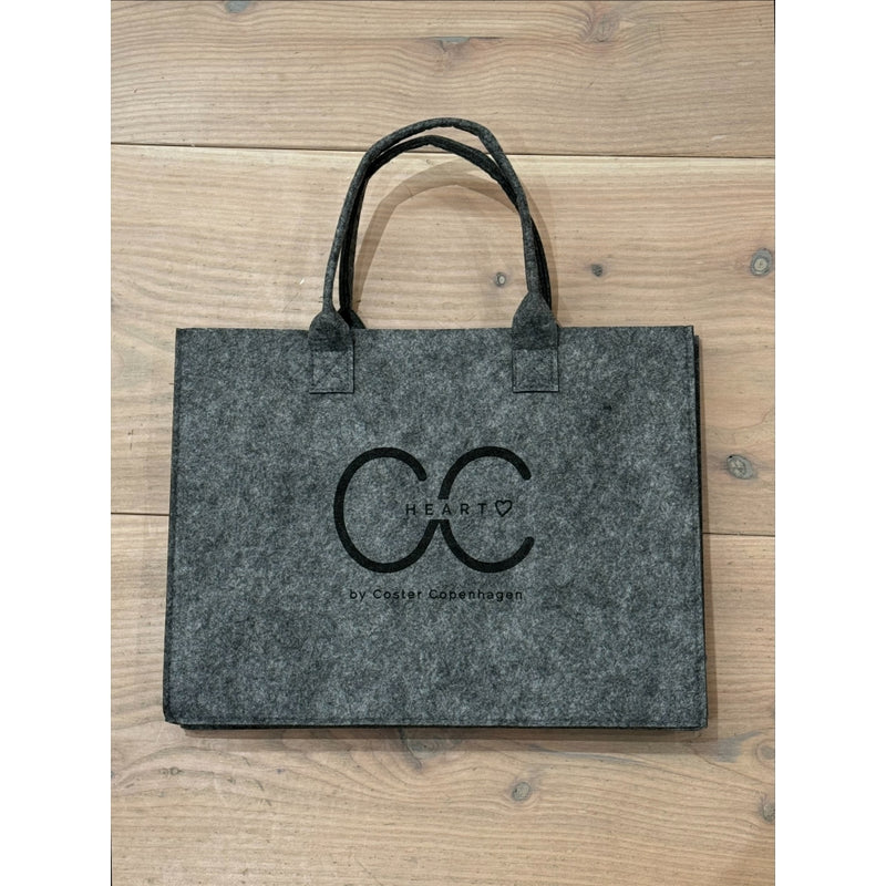 CC Heart CCH SHOPPING BAG Accessories Dark Grey Melange - 104