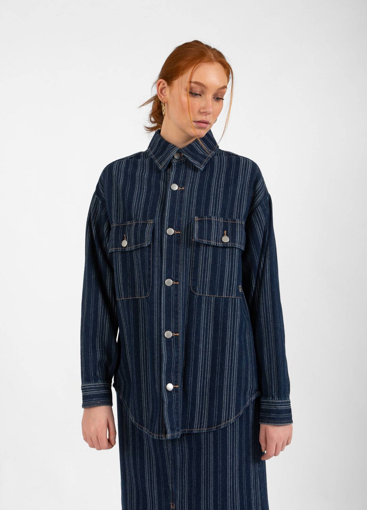コート Alaia Double-Breasted Denim Coat Alaïa Denim Belted Trench Coat In Navy Blue | ModeSens