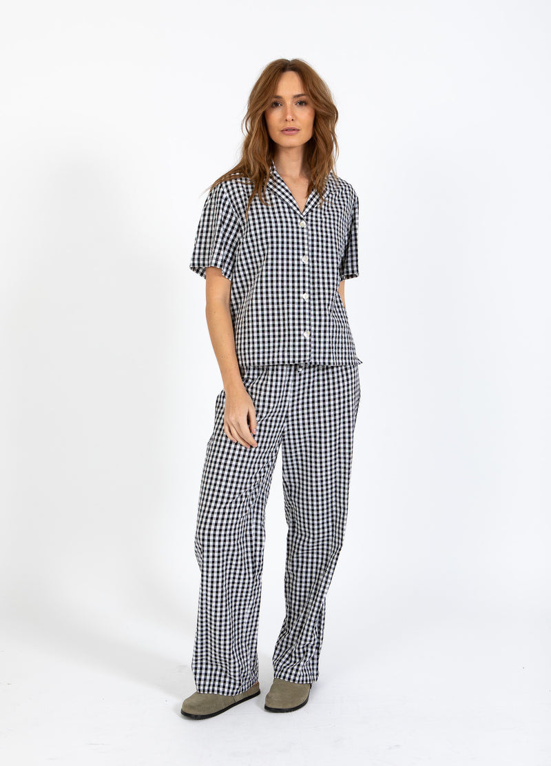 CC Heart CC HEART ALENA SHORT SLEEVED SHIRT Shirt/Blouse Black/white check - 146