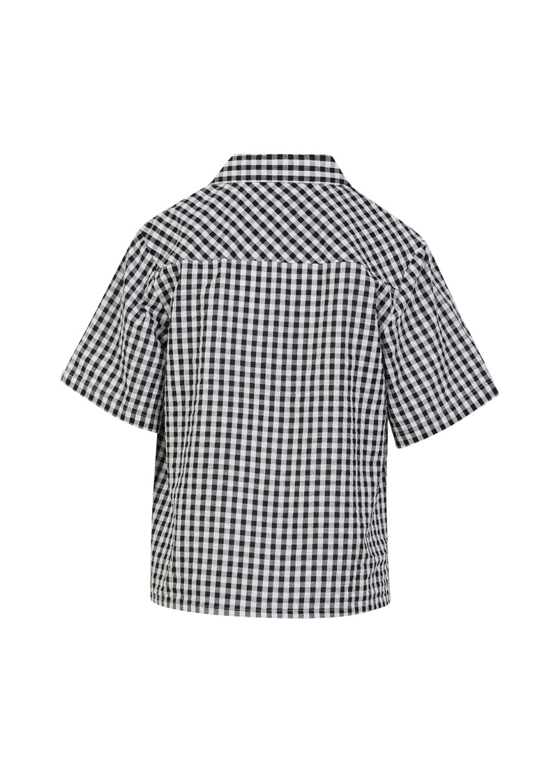 CC Heart CC HEART ALENA SHORT SLEEVED SHIRT Shirt/Blouse Black/white check - 146