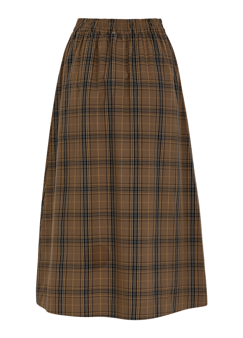CC Heart CC HEART ALIA LONG SKIRT Skirt Golden brown check - 793