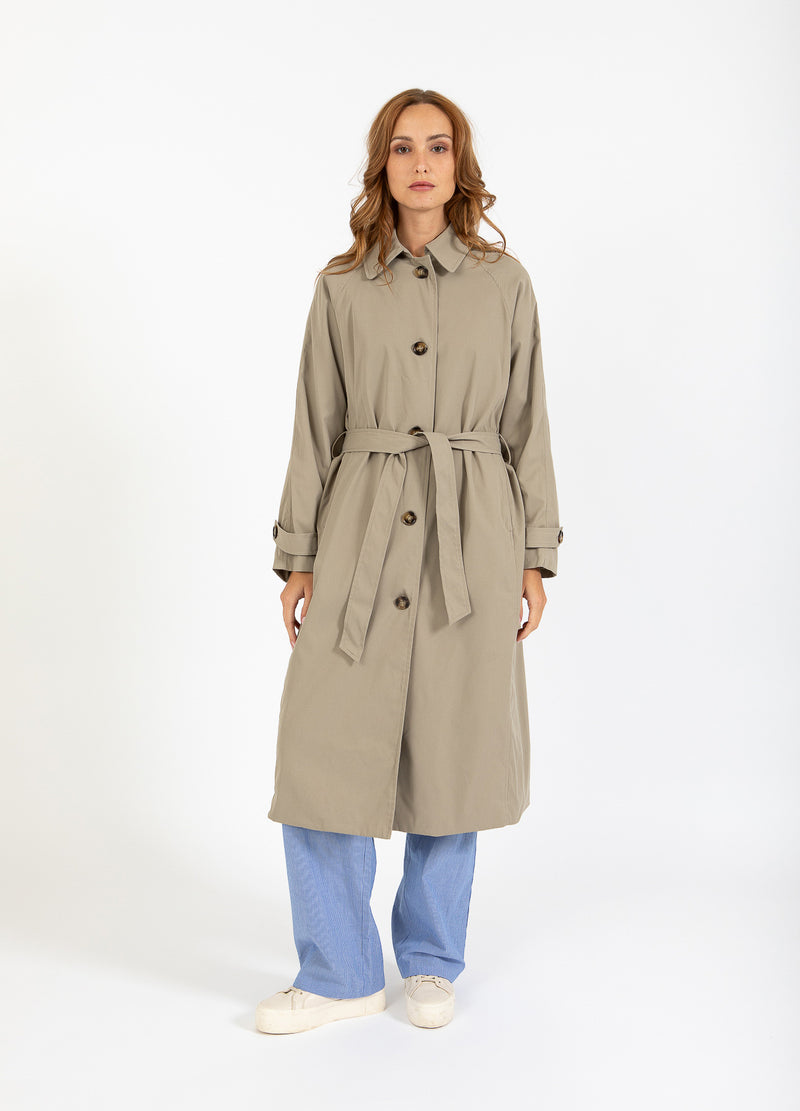 CC Heart CC HEART ALICIA LONG TRENCHCOAT Outerwear Sand olive - 406